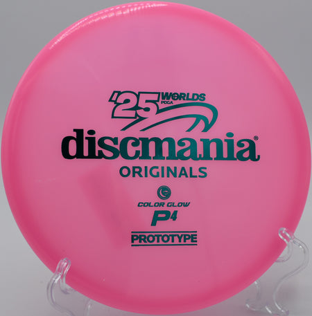 Discmania Color Glow C-Line P4 Prototype glowing on the green at North Boundary Park in Cranberry Township, Pennsylvania
