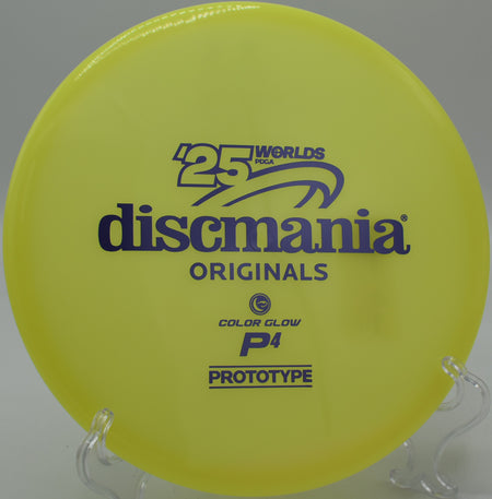 Color Glow P4 Prototype sticking the landing near a wooded pin at DeLaveaga Disc Golf Course in Santa Cruz, California