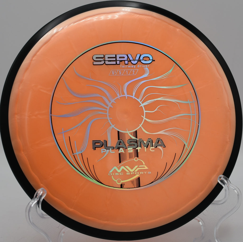 Plasma Servo captured mid-flight at Northwood Black in Morton, Illinois, great for forehand and backhand releases.