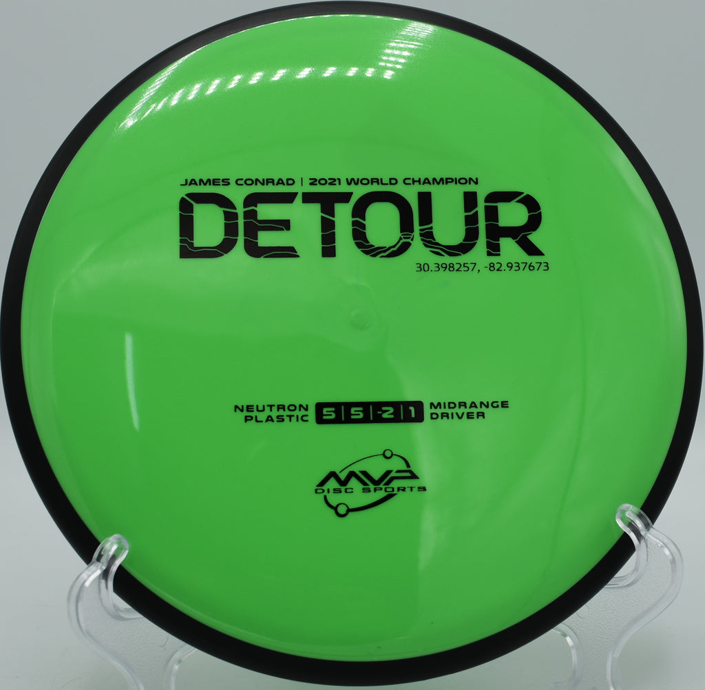 Neutron Detour resting beside the pin at Northwood Black in Morton, Illinois, perfect for finesse approaches and low-speed shaping.