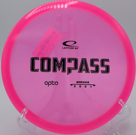 Latitude 64 Opto Compass – Clean-feel midrange for finesse throws at Reedy Creek Park in Charlotte, North Carolina.