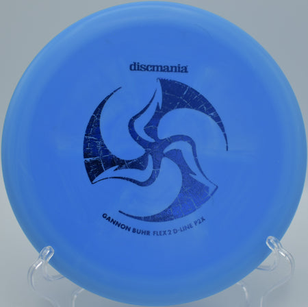 Gannon Buhr Signature Flex 2 D-Line P2X Huk Lab putter released on a smooth spin putt at Warwick Town Park Disc Golf Course in Warwick, New York.