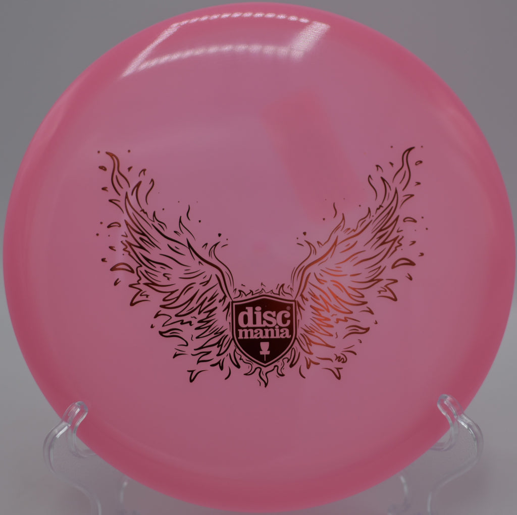 Founder midrange long glide hyzer flip into circle at Harmony Bends, Columbia MO