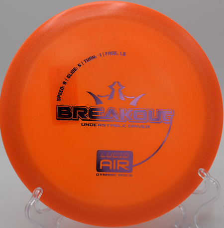Lucid Air Breakout – Beginner-friendly understable driver at Big Creek Disc Golf Course in Des Moines, Iowa.