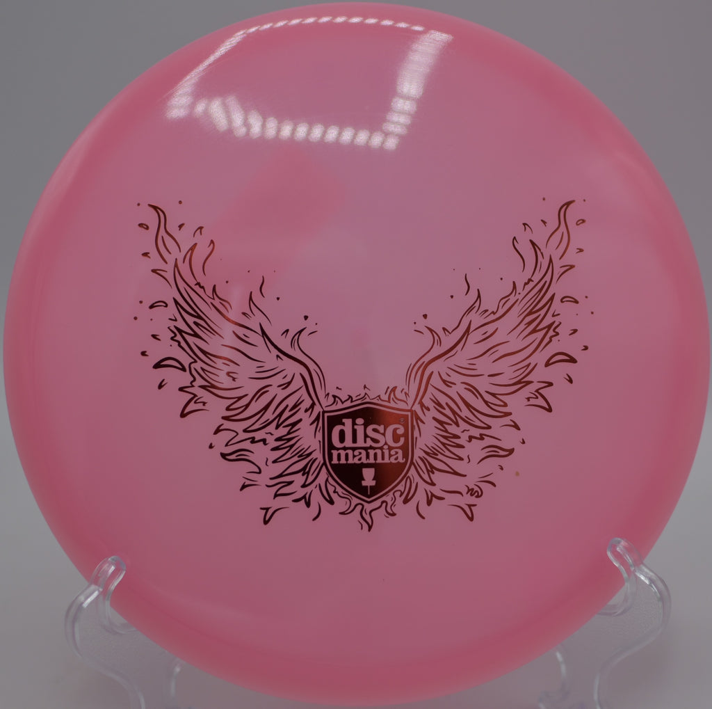 Discmania Founder easy-glide midrange held turnover at Veterans Park Disc Golf Course, Arlington TX