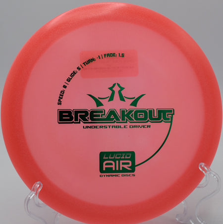 Lucid Air Breakout – Turn-friendly disc for developing arms at Sunset Hills Disc Golf Course in Pekin, Illinois.