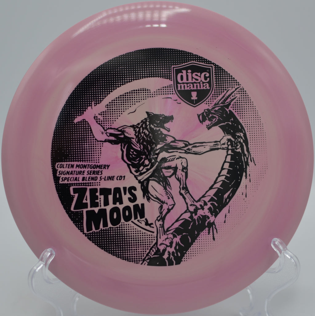 Discmania Signature CD1 control driver ripping straight line at Maple Hill Disc Golf Course, MA