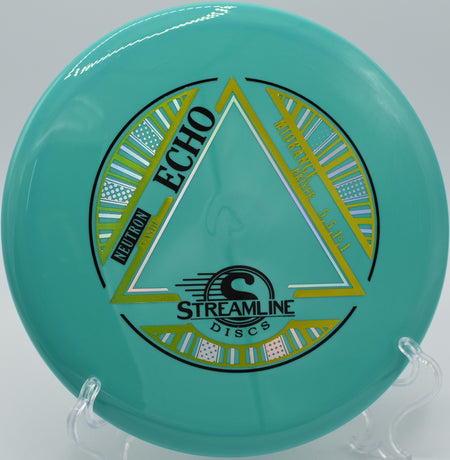 Neutron Echo carving controlled turnovers at North Boundary Park Disc Golf Course in Cranberry Township, Pennsylvania.