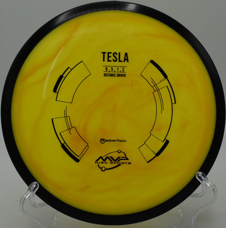 Overstable torque resistance using the Tesla at Harmony Bends Disc Golf Course in Columbia, Missouri.