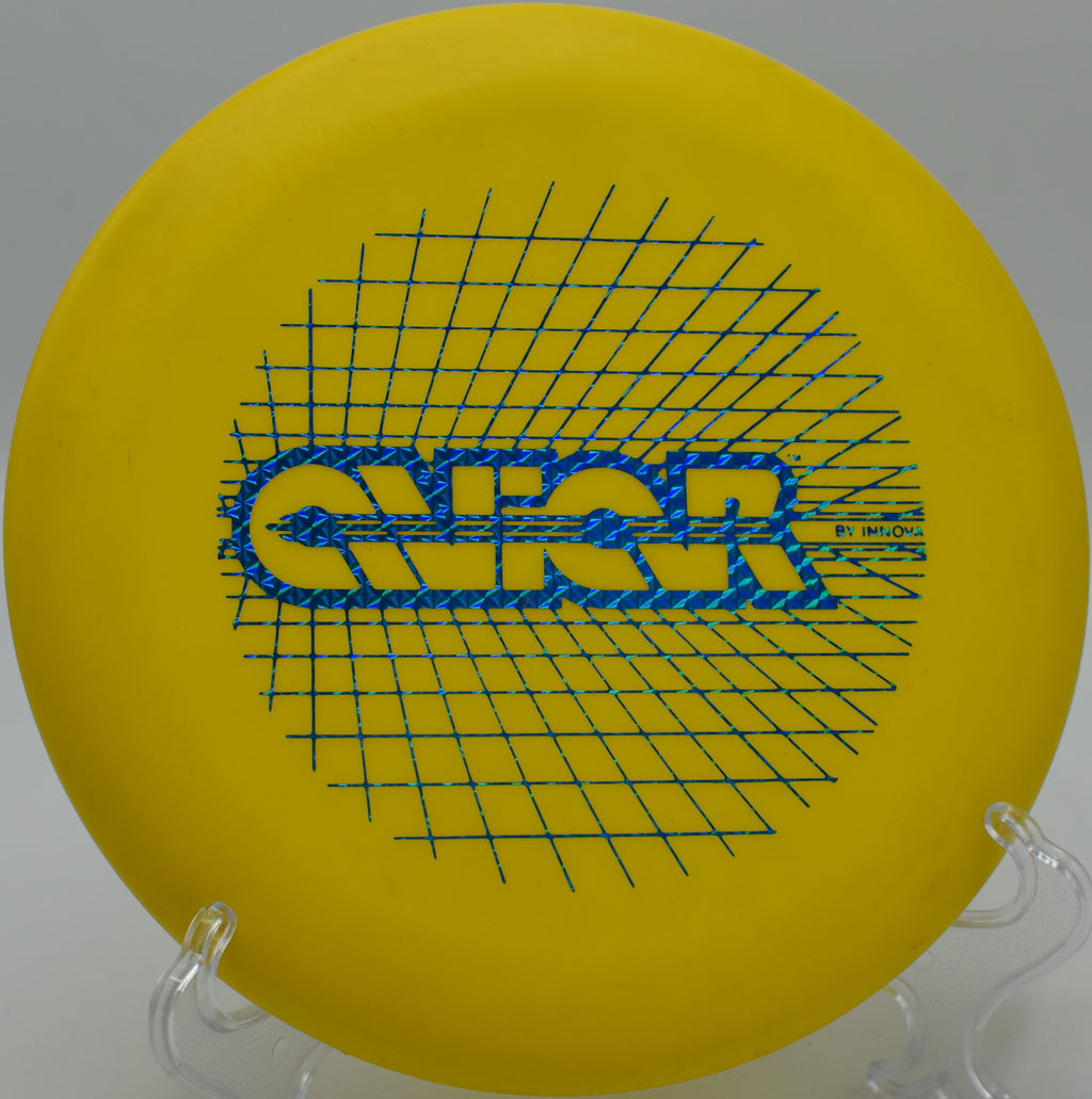 Innova Big Bead Aviar landing softly on the green at Hole 14 at Idlewild Disc Golf Course, Burlington, Kentucky.