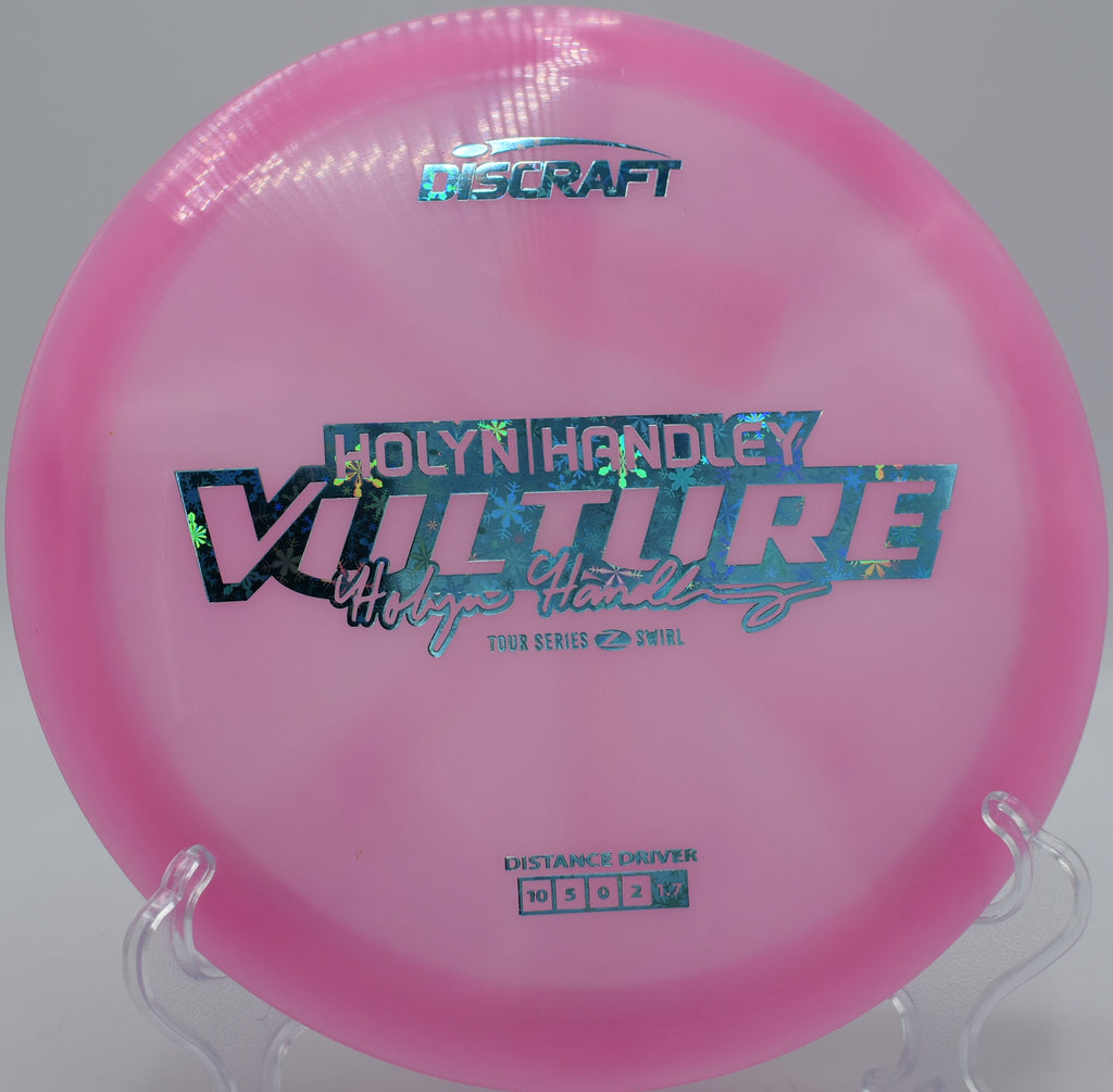 Vulture used for a laser-straight fairway shot at Walnut Creek Park.