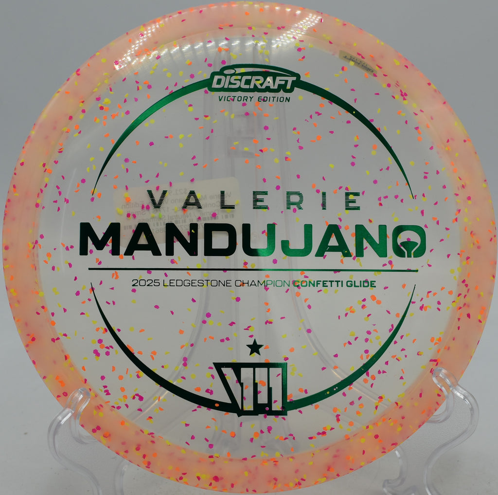 Confetti Glide carving turnover line at West Lake Disc Golf Course in Davenport, Iowa