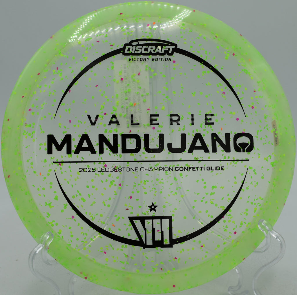 Glide sparkling Z Confetti understable driver hyzer flip at The Beast Disc Golf Course in Waco, Texas