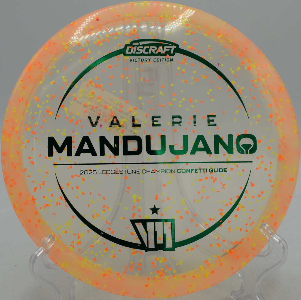 Discraft Glide confetti edition turnover control at Bryant Lake Disc Golf Course in Eden Prairie, Minnesota