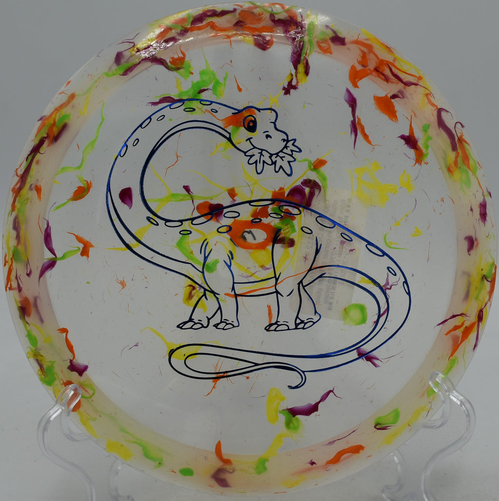 Egg Shell Diplodocus (All have small dip in center of flight plate from factory)