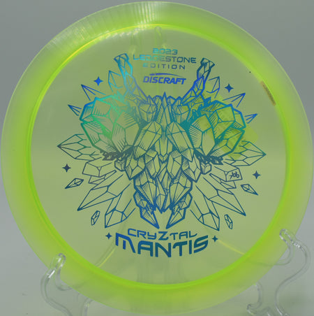 CryZtal Mantis threading a technical wooded gap on Hole 14 at Panther Creek Disc Golf Course, Springfield, Illinois.