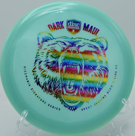 Discmania PD Dark Maul 1 thrown on a forehand flex line with pinpoint control at Tyler State Park in Newtown, Pennsylvania.