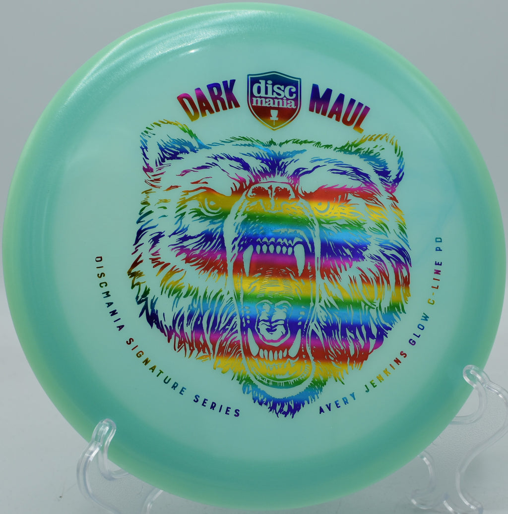 Discmania PD Dark Maul 1 thrown on a forehand flex line with pinpoint control at Tyler State Park in Newtown, Pennsylvania.