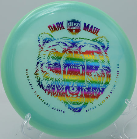 Discmania PD Dark Maul 1 thrown on a forehand flex line with pinpoint control at Tyler State Park in Newtown, Pennsylvania.