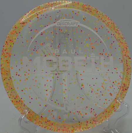 Z Confetti Buzzz SS straight-flying midrange at Rollin Ridge Disc Golf Course in Reedsville, Wisconsin