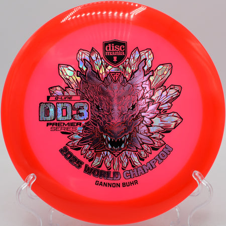 Discmania Premier Q-Line DD3 hyzer bomb over tree line at Maple Hill, MA