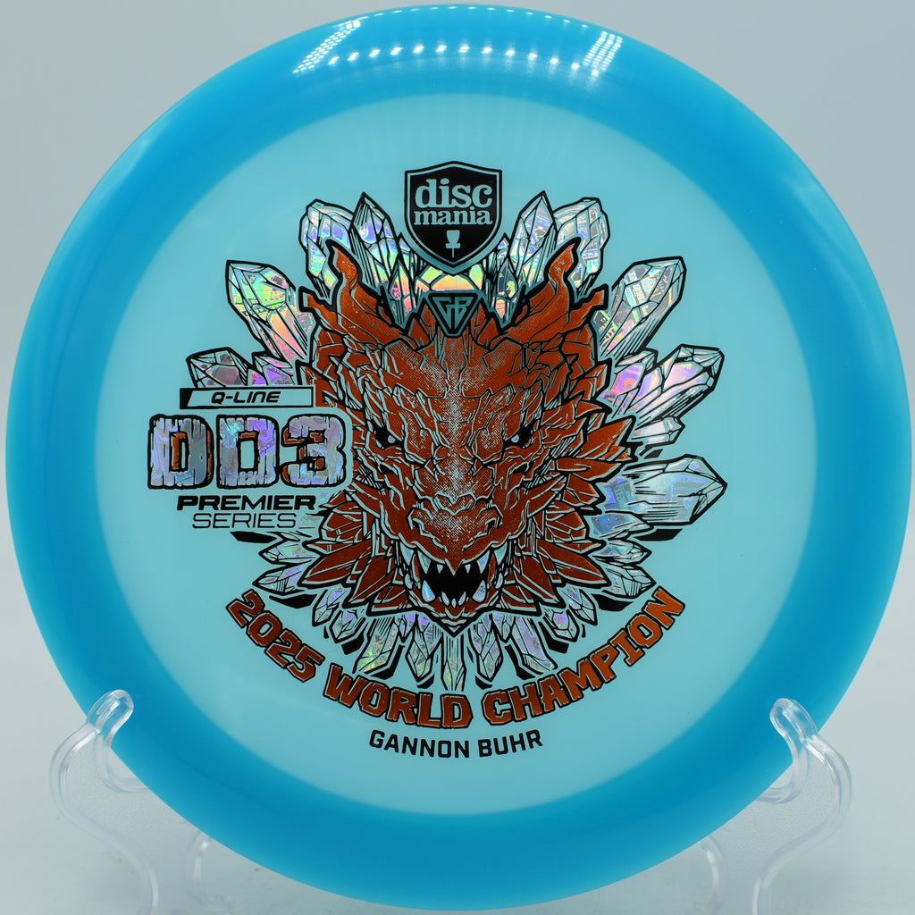 Discmania Q-Line DD3 smashing max distance line at DeLaveaga, CA