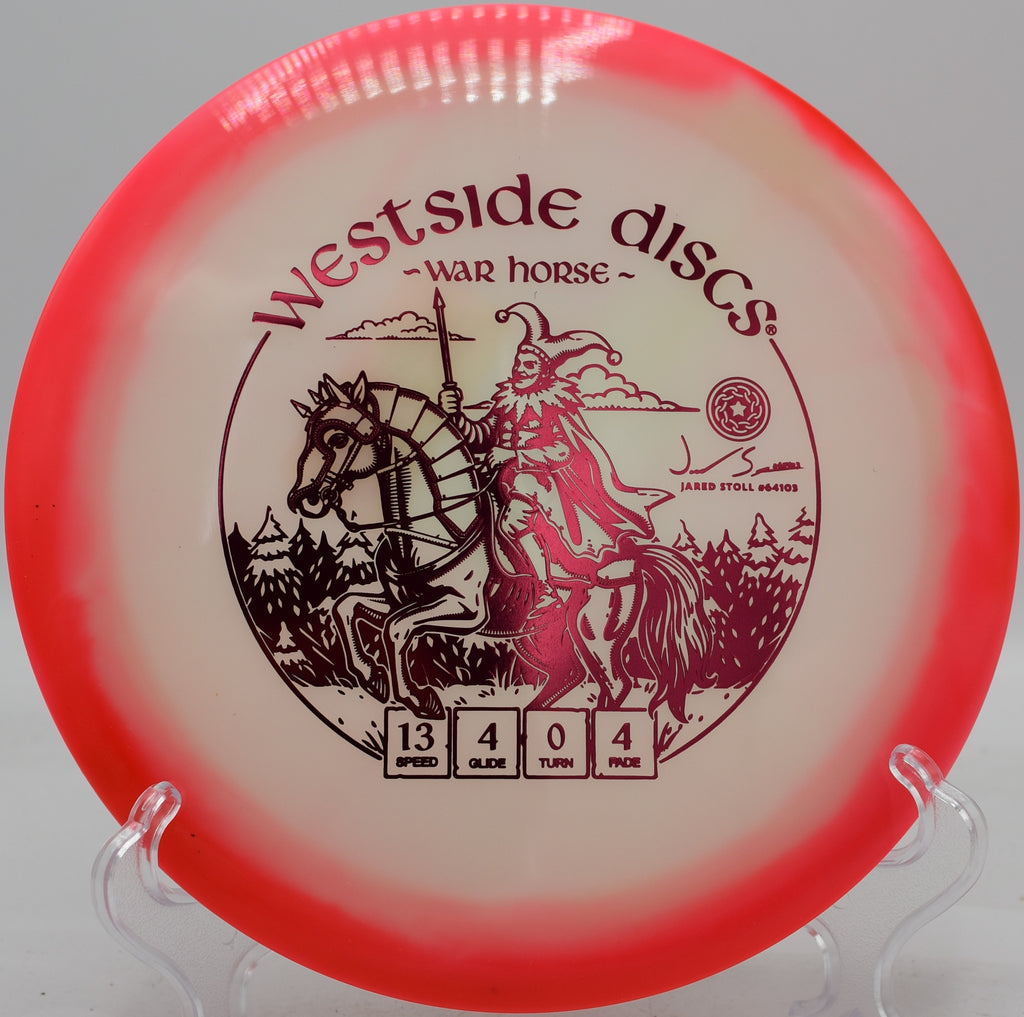 War Horse flying with aggressive fade at Walnut Ridge DGC in Johnston, Iowa