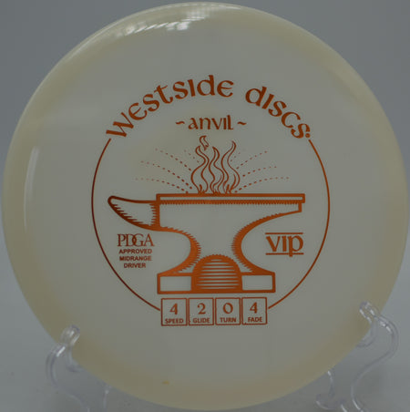 Westside Discs VIP Anvil utility disc skipping around tree line at Tyler State Park, Newtown PA