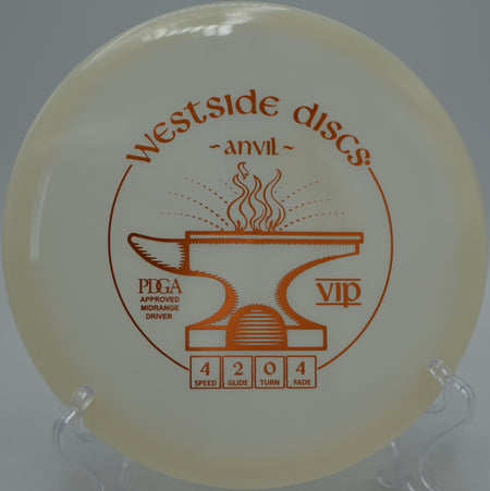 VIP Anvil held flat before strong fade near pin at Veterans Park Disc Golf Course, Arlington TX