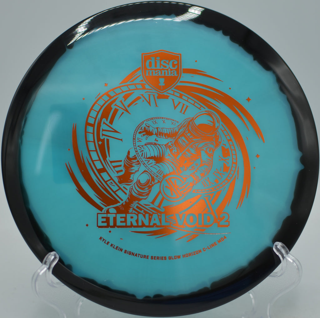 Discmania Glow MD4 holding straight line in low-light round at Beaver Ranch Disc Golf Course, Conifer CO