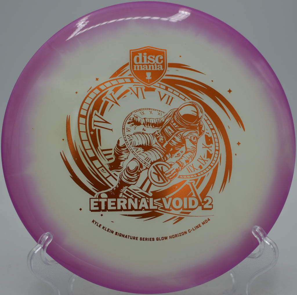 Discmania Eternal Void 2 MD4 forehand laser shot finishing stable at W.R. Jackson, Appling GA