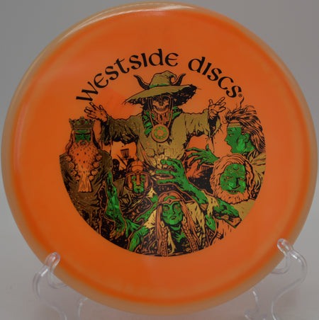 Halloween 2025 Harp hyzer forehand approach fading hard left at Tyler State Park, Newtown PA