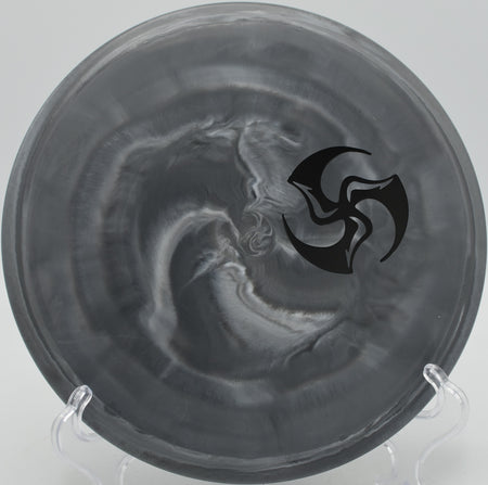 Discmania MD4 C-Line hyzer approach into headwind at Rosedale Park in Kansas City, Kansas