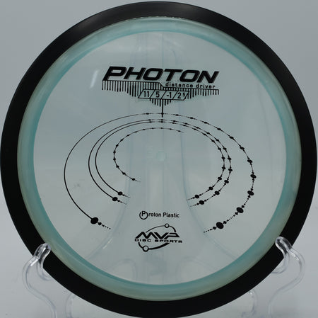 Proton Photon sailing a full-flex shot at Harmon Hills Disc Golf Course in Fall Branch, Tennessee.