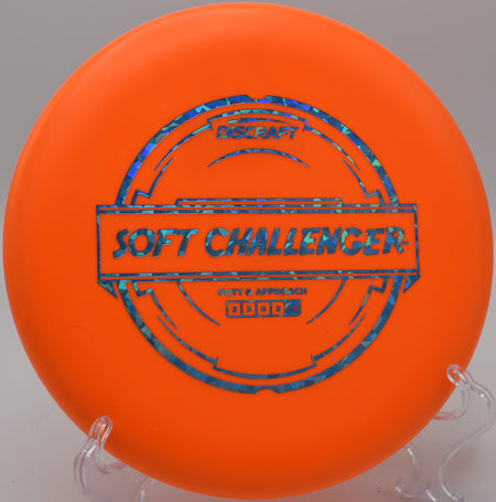 Discraft Soft Putter Line Challenger – Stable putter with reliable fade, perfect for controlled putts and approach shots at Lake Eureka Disc Golf Course in Eureka, Illinois.