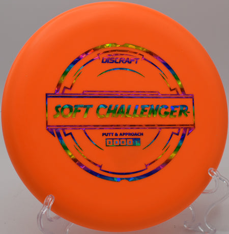 Soft Putter Line Challenger by Discraft – 2/3/0/2 flight path, designed for accuracy and control on approach shots at Rolling Ridge Disc Golf Course in Salt Lake City, Utah.