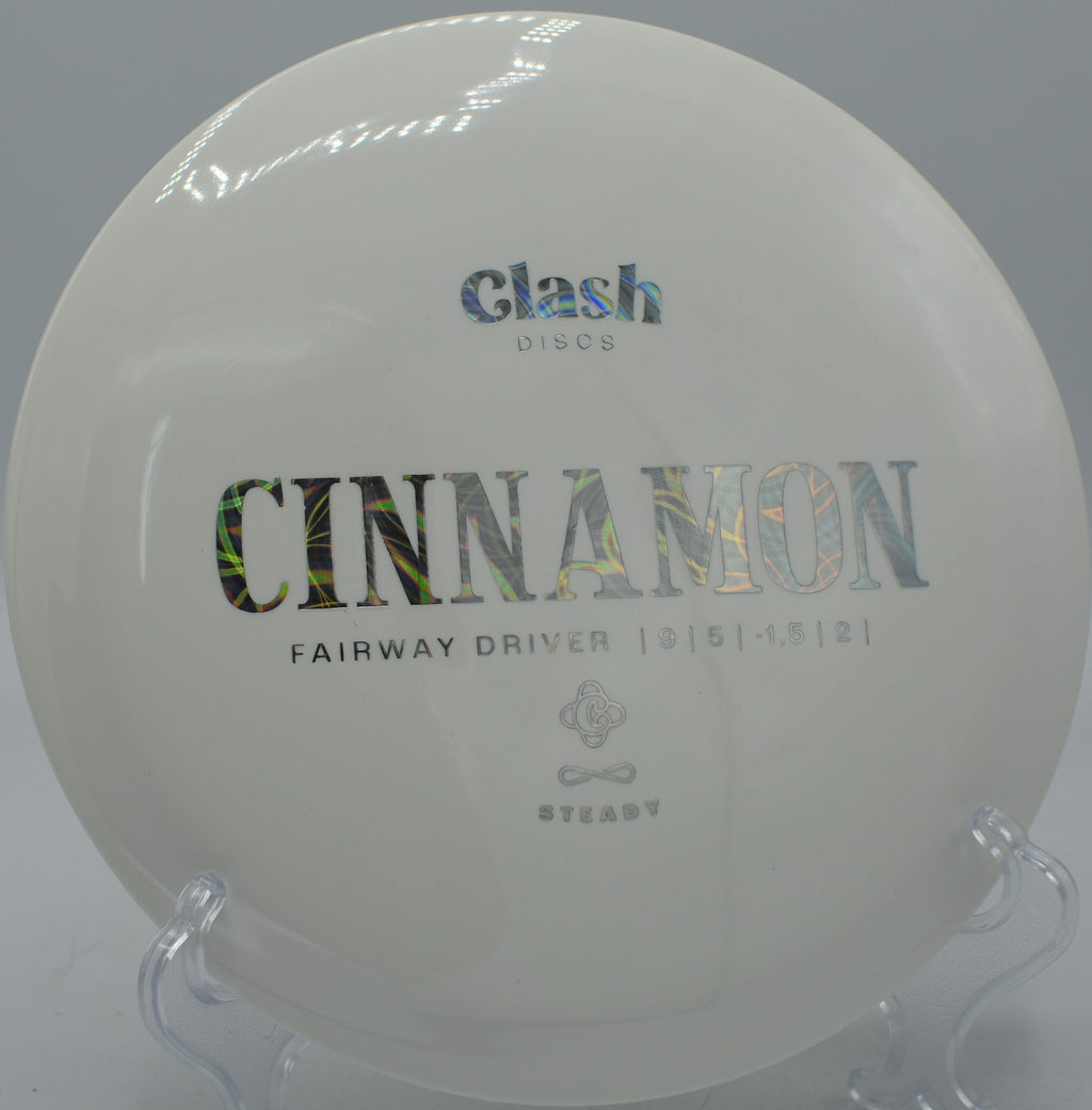 Clean turnover with the Steady Cinnamon at BlueGill Disc Golf Course in Wayland, Michigan.