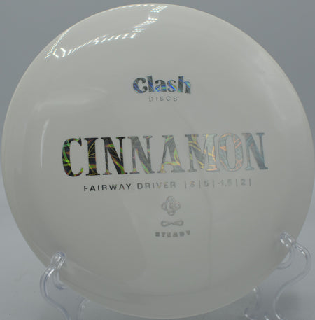 Clean turnover with the Steady Cinnamon at BlueGill Disc Golf Course in Wayland, Michigan.