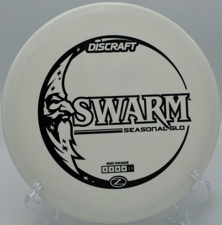 "At Starlight Meadows Disc Golf in Orlando, FL, GLO-Z Swarm shines with aggressive, overstable flight and a vibrant neon glow."