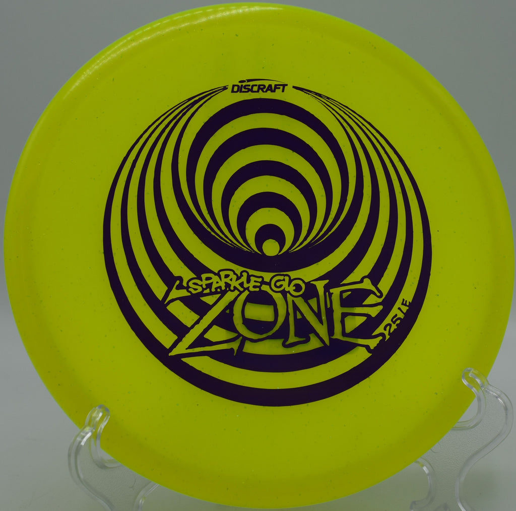 Discraft Z Sparkle Glo Zone flashing UV glow at Maple Hill Gold in Leicester, Massachusetts