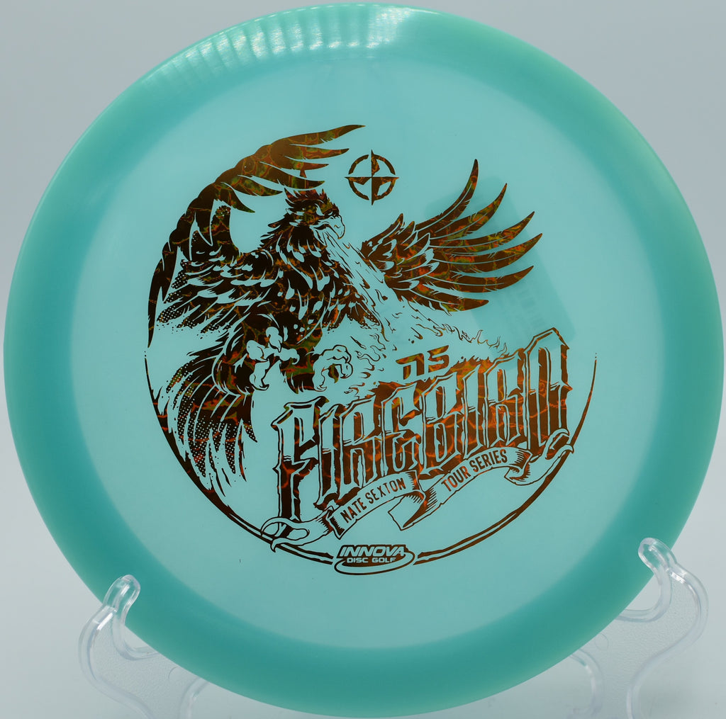 2022 Sexton Firebird slicing through the wind on Hole 5 at Greenbrier Disc Golf Course, Morgantown, West Virginia.