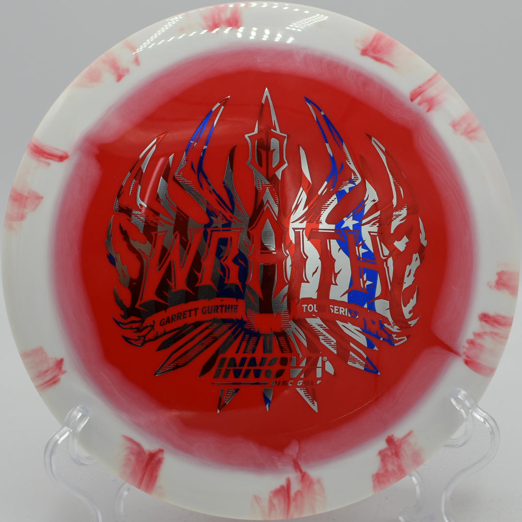 Innova Wraith carving controlled distance at Selah Ranch Disc Golf Course in Talco, Texas