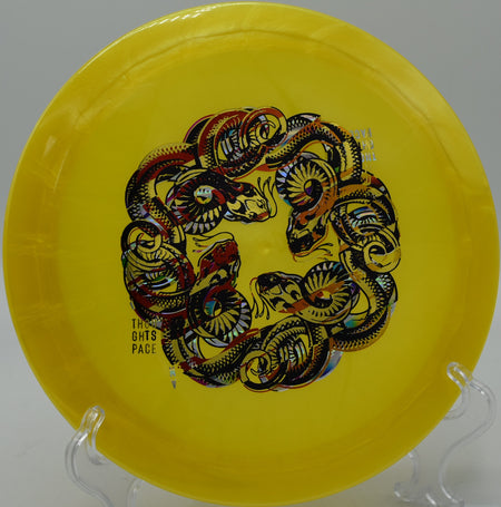Ethereal Animus – High-speed distance driver for controlled distance and fade at Zobel Memorial Disc Golf Course in Fairview, Pennsylvania.