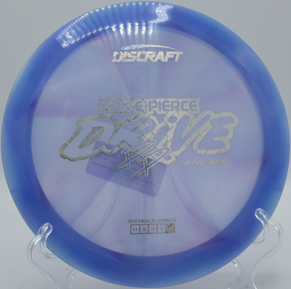 Discraft Drive Z-FLX plastic showing controlled turn at Water Works Park in Missouri