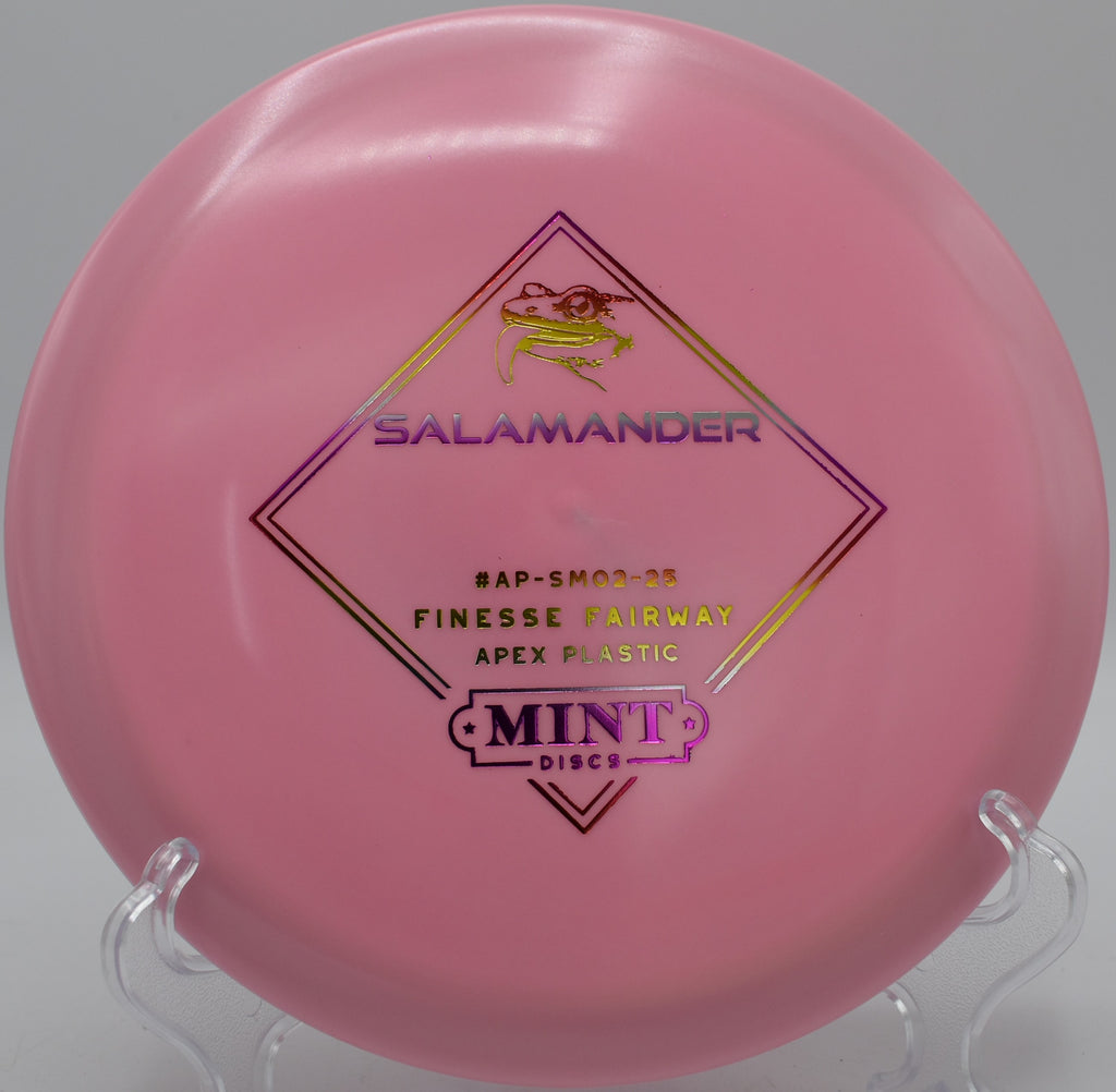 Mint Apex Salamander long turnover on technical line at DeLaveaga in Santa Cruz, California