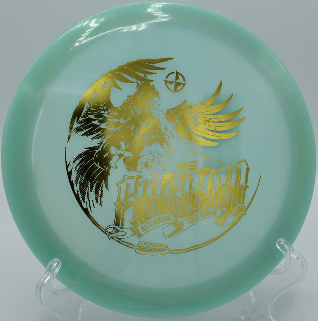 Shop the limited-edition Sexton Color Glow Firebird in Nashville, TN – perfect for disc golfers.