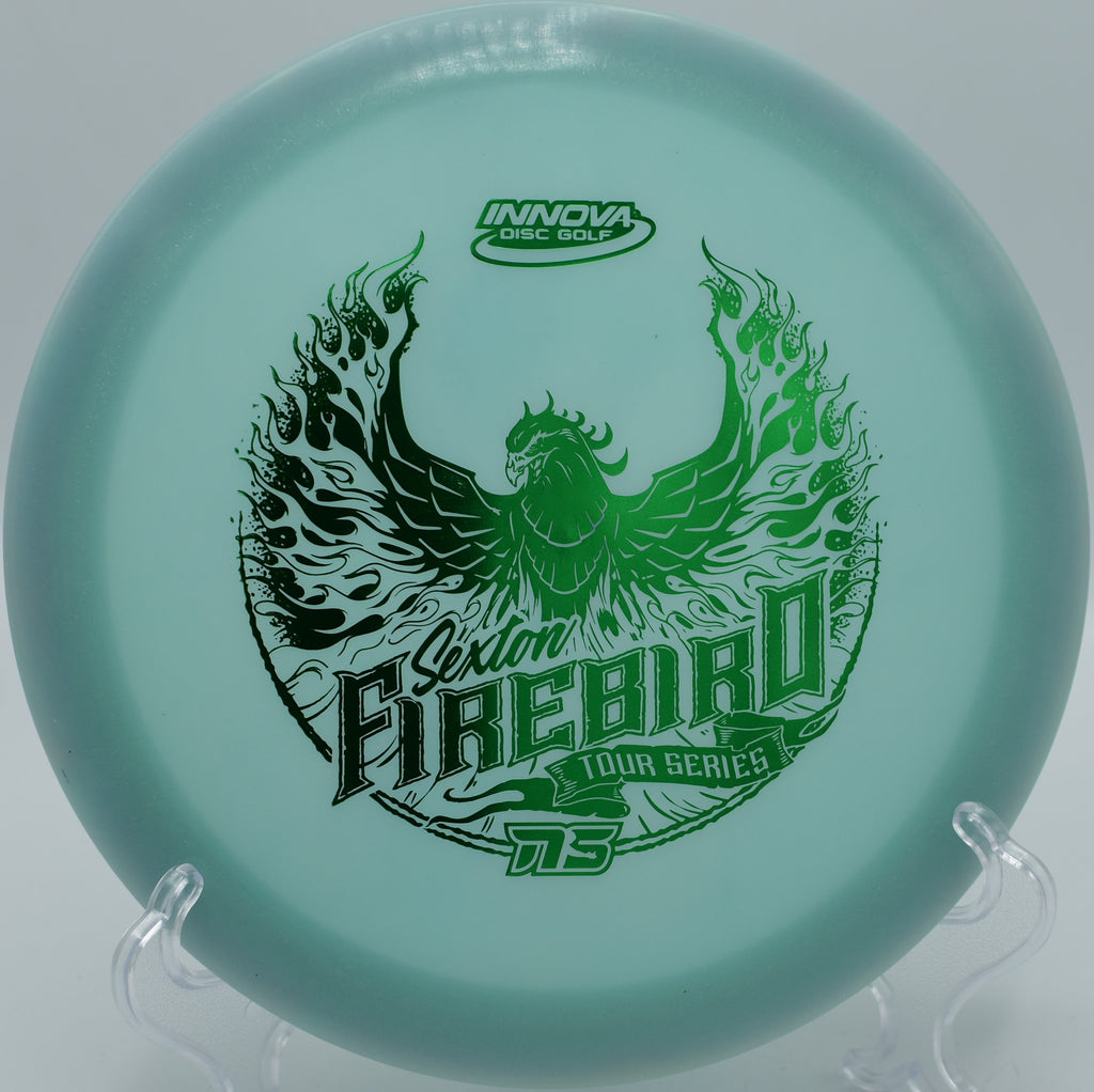 "Sexton Glow Firebird Disc Golf Disc with Superior Glow Plastic"