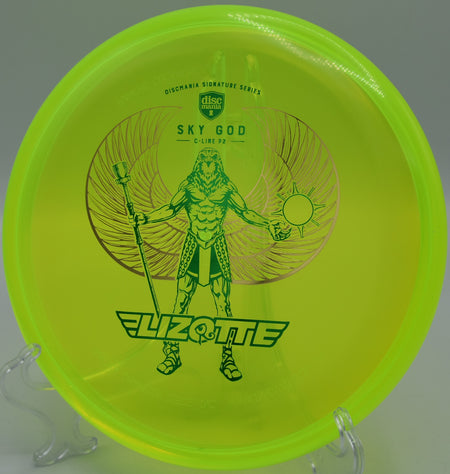 Discmania Sky God P2 sticking a clutch straddle putt at The Fort in Ogden, Utah.