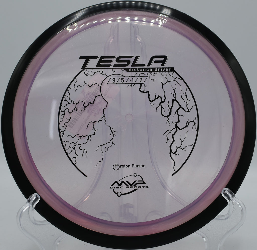 MVP Tesla in Neutron plastic powering down fairway at Lake Claiborne State Park in Homer, Louisiana