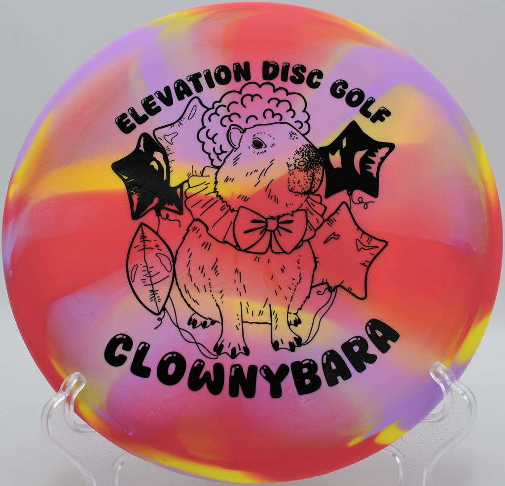 OG Capybara soft landing in roots at Williamson County DGC in Leander, Texas